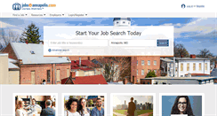 Desktop Screenshot of jobsinannapolis.com